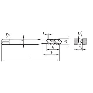 1061 - hss-e pm revêtu ticn filet aéronautique mj pour titane et inconel